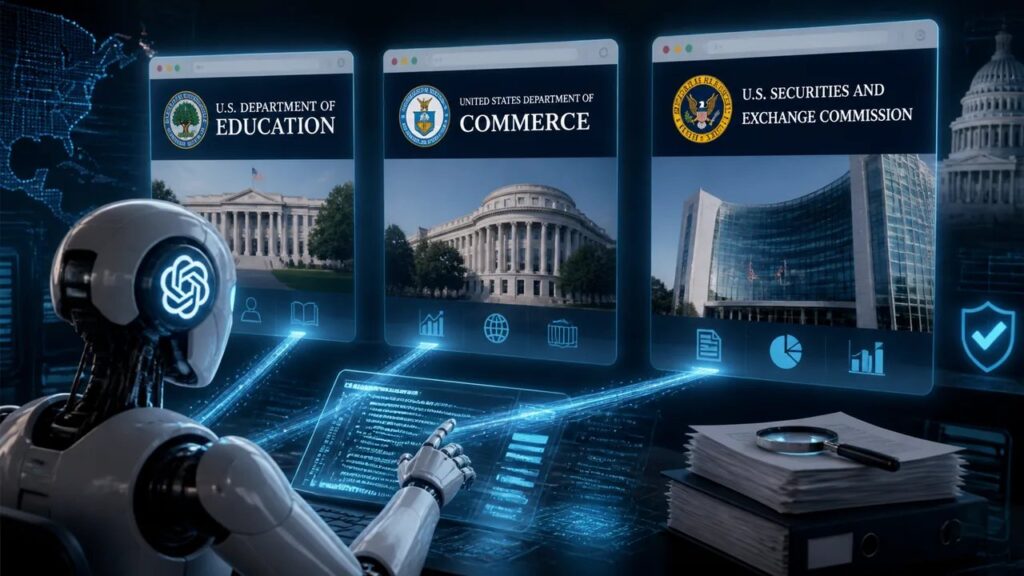 OpenAI: ИИ-агенты взаимодействовали с сайтами Минобразования, Минторговли и SEC США