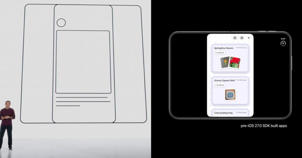 Apple смеялась над приложениями Android на складных устройствах, но у iPhone Duo та же проблема