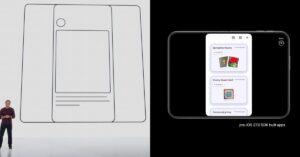 Apple смеялась над приложениями Android на складных устройствах, но у iPhone Duo та же проблема
