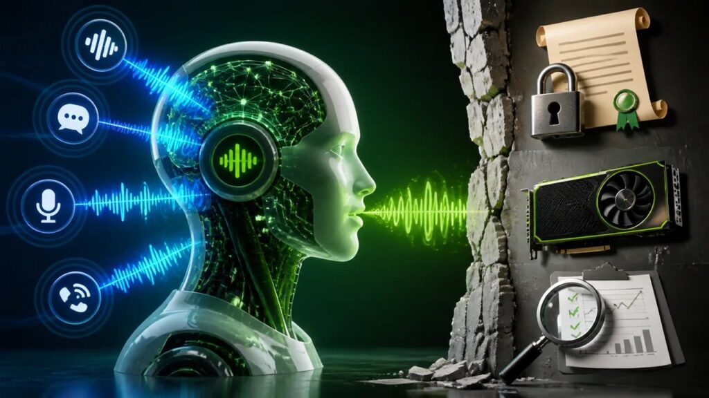 Nvidia выпускает открытый голосовой ИИ, который говорит, слушая, — но есть нюанс с лицензией и железом
